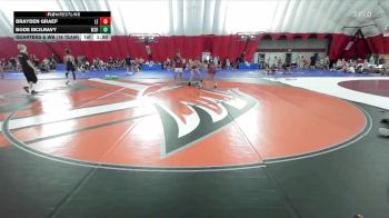 120 lbs Quarters & Wb (16 Team) - Brayden Graef, Lena/Bonduel vs Bode McIlravy, Waverly-Shell Rock