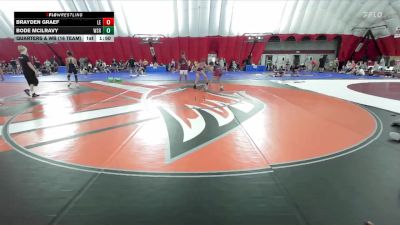 120 lbs Quarters & Wb (16 Team) - Brayden Graef, Lena/Bonduel vs Bode McIlravy, Waverly-Shell Rock