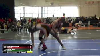 197 lbs Champ. Round 2 - Cole Williams, Ohio Northern vs Geoffry Kaminsky, Ohio Wesleyan