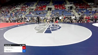 126 lbs Cons 64 #2 - Keyan Hernandez, MT vs Ty Reeves, CO