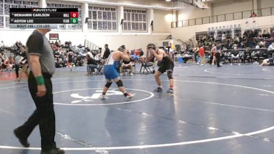 175 lbs Round Of 16 - Benjamin Carlson, Hall vs Aston Lee, Fairfield Ludlowe
