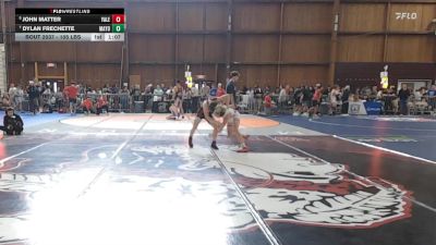 105 lbs Rr Rnd 1 - John Matter, Yale Street Wrestling Club vs Dylan Frechette, Mayo Quanchi