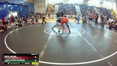 157 lbs Semis & Wb (16 Team) - LAIRD DUHAYLUNGSOD, NFWA vs Nate Jacobs, Panhandle Gator Dogs