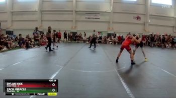 157 lbs Round 4 (6 Team) - Zach Miracle, Team 922 vs Dylan Kick, Ohio Titan