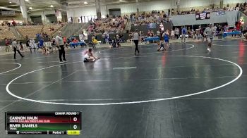115 lbs Champ. Round 1 - CANNON HAUN, Higher Calling Wrestling Club vs River Daniels, TNWA