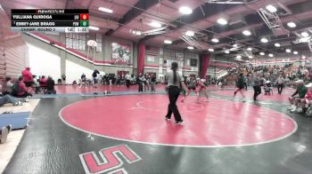155 lbs Champ. Round 3 - Emmy-Jane Bragg, Poway vs Yulliana Quiroga, Liberty