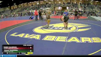 250 lbs Cons. Round 3 - Tomas Saavedra, Cowboy Mat Club vs Kade Calderon, Ascend Wrestling Academy