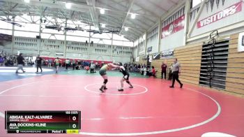 155 (157) Champ. Round 1 - Ava Dockins-Kline, Willits vs Abigail Kalt-Alvarez, Sonoma Valley