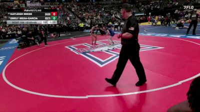 G100-4A Quarterfinal - Emely Mejia-Garcia, Basalt High School Girls vs Kayleigh Reese, Calhan High School Girls