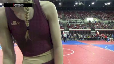 109 lbs Champ. Round 2 - Isabella Mikesell, Berserker Wrestling Club vs Natalie Noftsker, Baker Wrestling Club