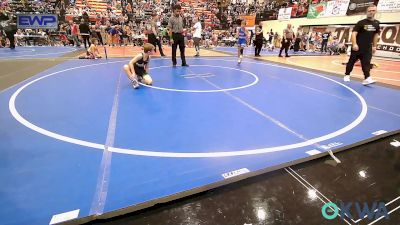 80 lbs Quarterfinal - Kendrick Henning, Tiger Trained Wrestling vs Rylan Henry, Brushy Wrestling Club