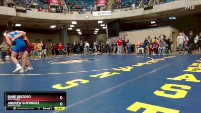 190 lbs Cons. Round 2 - Andrew Gutierrez, Unattached vs Gabe DelToro, East Peoria