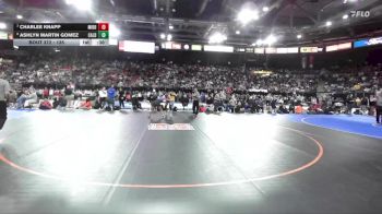 135 lbs 5th Place Match - Ashlyn Martin Gomez, Caldwell vs Charlee Knapp, Middleton