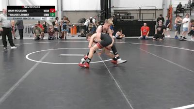 110 lbs Champ. Rd Of 16 - Liam McClung, Warriors Of Christ WOC- Wrestling vs Gauge Lehner, Cle Elum Mat Miners Wrestling Club