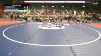 3A-215 lbs Champ. Round 1 - Case Barrett, Glenrock vs Preston Maxfield, Lyman