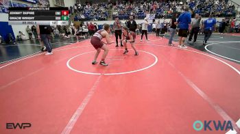 120 lbs Rr Rnd 5 - Johnny Dupire, Eufaula Ironheads Wrestling Club vs Gracie Wright, IRONMEN Wrestling Club