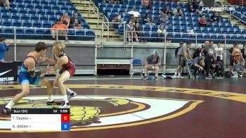 126 lbs Cons 16 #1 - Tanner Depies, Wisconsin vs Averee Abben, Iowa