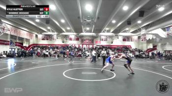 138 lbs Quarterfinal - Dominic Bozanic, Gilroy vs Kyle Kletter, Santa Teresa