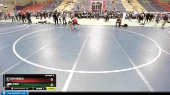 112-118 lbs Round 3 - Eric Fish, WI vs Storm Rieck, KS