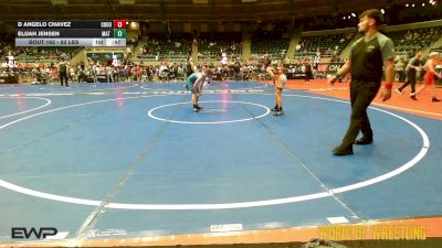 83 lbs Consi Of 4 - D Angelo Chavez, Choose Hard Wrestling Academy vs Elijah Jensen, Mat Demon Wrestling Club