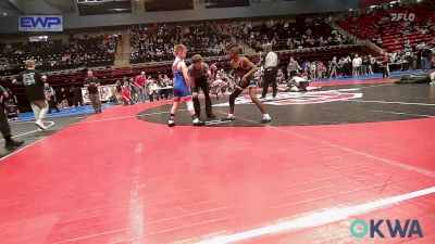 80 lbs Quarterfinal - TaJuan Davis, Team Tulsa Wrestling Club vs Robert Jr. Stegeman, R.A.W.