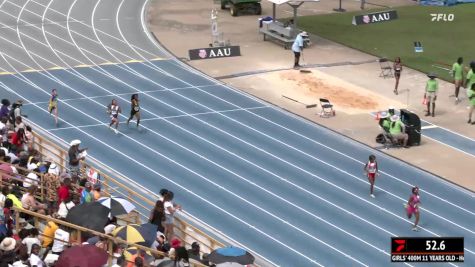 Youth Girls' 400m, Finals 1 - Age 11
