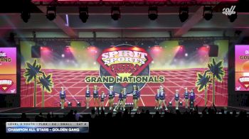 Champion All Stars - Golden Gang [2026 L3 Youth - Flex - D2 - Small Day 2] 2026 Spirit Sports Grand Nationals
