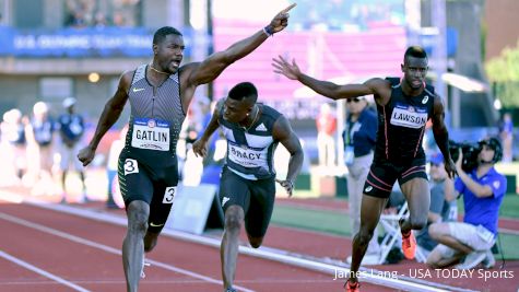 WATCH: Justin Gatlin and English Gardner Win Olympic Trials 100m Finals