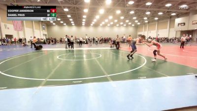 126 lbs Round Of 32 - Cooper Anderson, MA vs Daniel Prus, NY