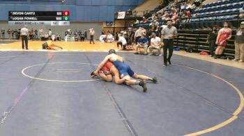 2 - 190 lbs Cons. Round 3 - Logan Powell, Windsor vs Devon Cantu, Marion