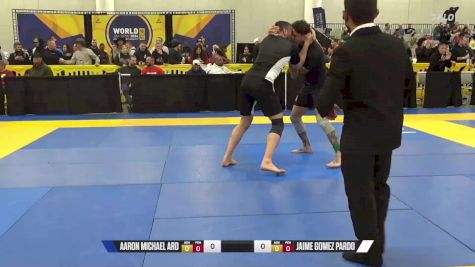 Jaime Gomez Pardo vs Aaron Michael Ard 2024 World IBJJF Jiu-Jitsu No-Gi Championship