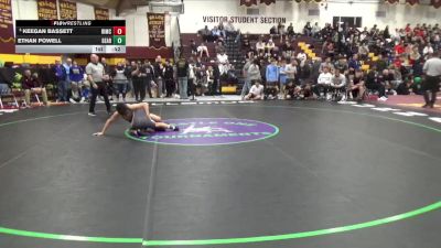 113 lbs Cons. Round 3 - Ethan Powell, Genoa Area vs Keegan Bassett, Bishop McCort