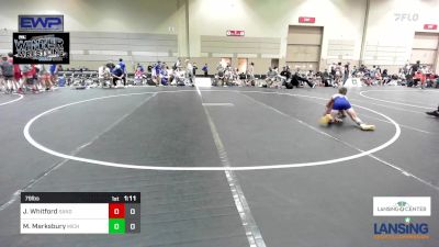 79 lbs Rr Rnd 3 - Jre Whitford, Sanderson Wrestling Academy vs Macklen Marksbury, Michigan Premier WC - (A)