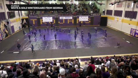 White & Gold Winterguard from Georgia "Atlanta GA" at 2026 WGI Guard Charlotte Regional+