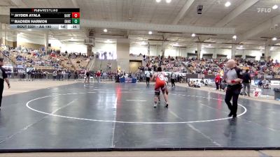 AA 190 lbs Cons. Round 3 - Madsen Harmon, East Hamilton High School vs Jayden Ayala, Bartlett High School