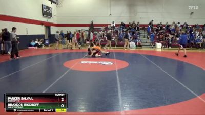 106 lbs Round 1 - Parker Salvail, Grissom Hs vs Braxdon Bischoff, Homewood Hs