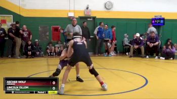 106 lbs Cons. Round 1 - Ascher Wolf, LEBANON vs Lincoln Ollom, FREMONT ROSS