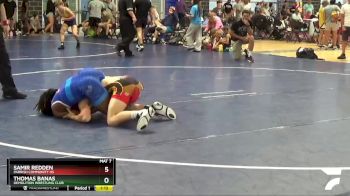 120 lbs Champ. Round 2 - Samir Redden, Parrish Community HS vs Thomas Banas, Demolition Wrestling Club