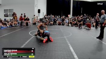 96 lbs Semis (4 Team) - Santino Edgar, Dirty Jersey vs Nolan DeShon, Ohio Gold