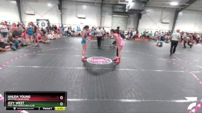 120 lbs Round 2 - Ahleia Young, Decatur Highschool vs Izzy West, Five Star Wrestling Club