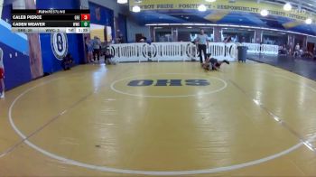 138 lbs Round 2 (8 Team) - Caden Weaver, Wakulla WC vs Caleb Pierce, Greasers
