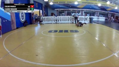 138 lbs Round 2 (8 Team) - Caden Weaver, Wakulla WC vs Caleb Pierce, Greasers