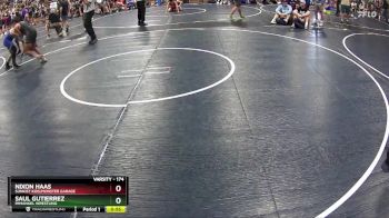 174 lbs Cons. Round 2 - Saul Gutierrez, Immanuel Wrestling vs Nixon Haas, Sunkist Kids/Monster Garage