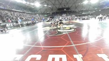Girls 3A 105 lbs Semifinal - Isabelle Goedl, Sedro-Woolley (Girls) vs Denni Bippes, University (Girls)