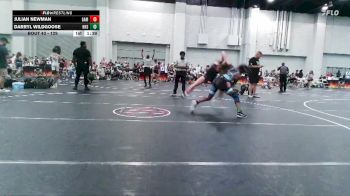 129 lbs Semifinal - Darryl Wildgoose, Hampton High School vs Julian Newman, GameHouse