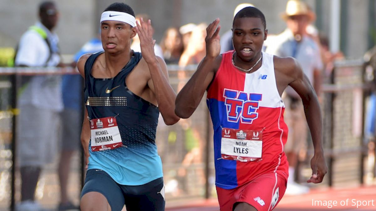 High Schoolers Noah Lyles and Mike Norman Run Top Two Times In 200 Prelims