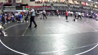 85 lbs Quarterfinal - Jesse Rothanzl, MWC Wrestling Academy vs Easton Cooper, Syracuse Mat Club