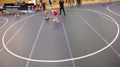 110 lbs 1st Place Match - Chase Lawrence, Pinnacle vs Jonah Karow, Guerrilla Wrestling Club