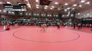 175 lbs Cons. Round 1 - Joshua Silva, Socorro vs Luke Brown, Southlake Carroll