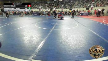 85 lbs Rr Rnd 1 - Bristol Miller, Shawnee Takedown Club vs Emerly Pretty Bear, Harrah Little League Wrestling